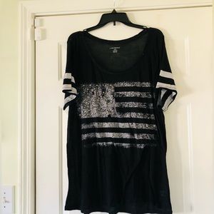 Layne Bryant - Black & White Flag Shirt